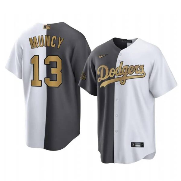 Max Muncy Jersey Charcoal